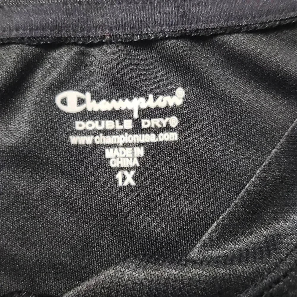 NWT Champion Double Dry V-Neck Tee Shirt - Picture 6 of 8